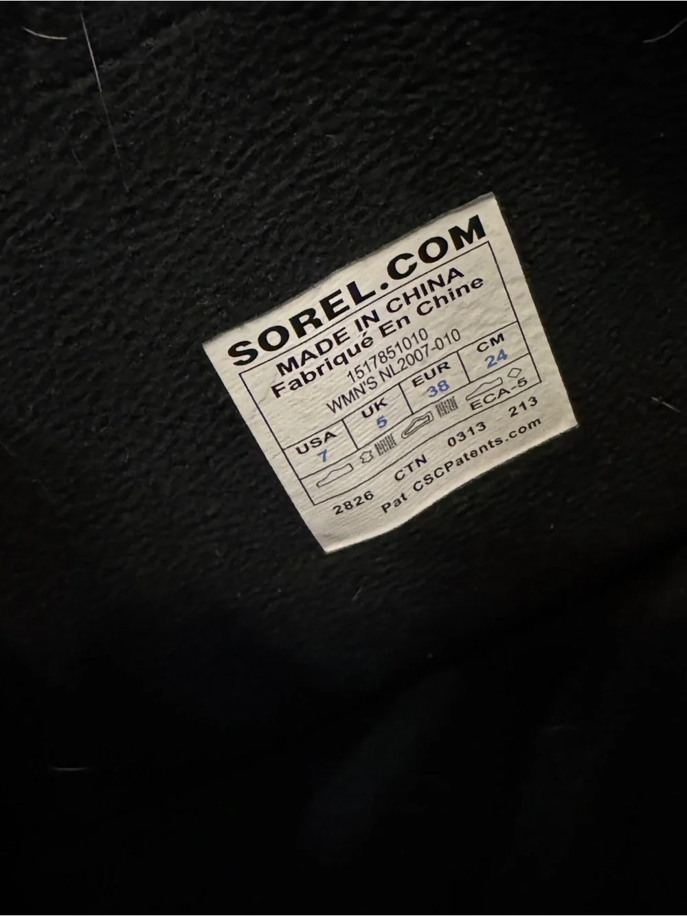 Sorel Slimpack Riding Tall II Black Leather Boots Women’s 7 Waterproof